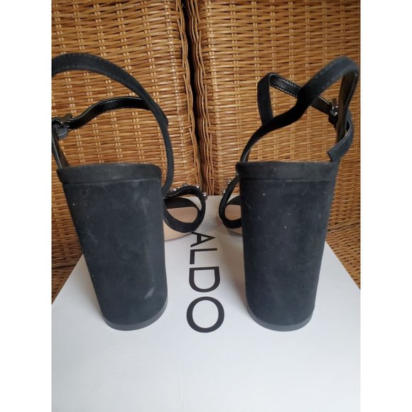 Aldo Black-Stones Adreraven Heels 8 - Picture 4 of 8